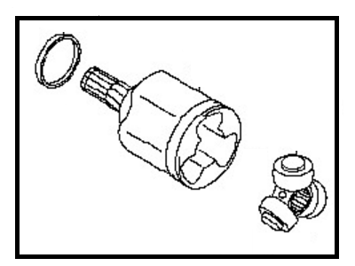 2013 Nissan Quest CV Joint - 39711-1AA0C