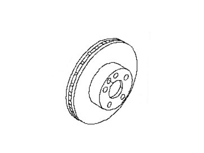 2014 Nissan Altima Brake Disc - 43206-ZX00A