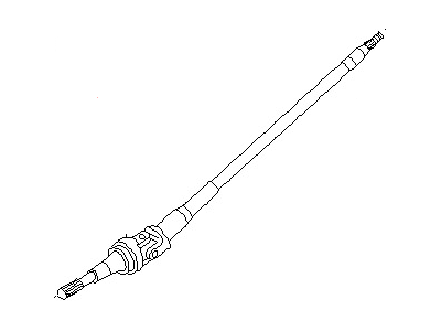 1993 Nissan Maxima Intermediate Shaft - 48820-6E010