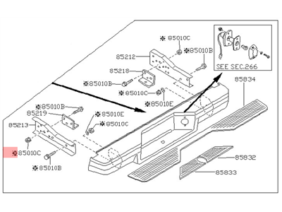 Nissan 85011-S3826