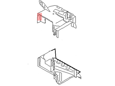 Nissan 27120-70F00 Case Assy-Front Heater