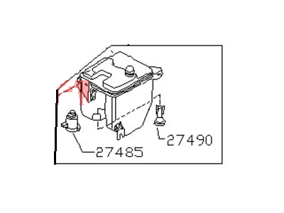 Nissan 28910-69A65 Tank Assy-Windshield Washer