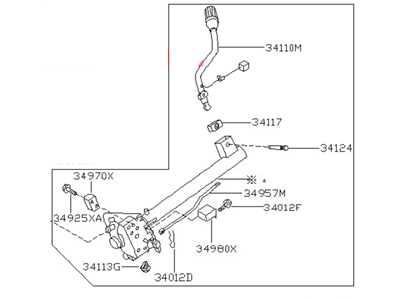 Nissan 34101-9Z400 Transmission Control Device Assembly