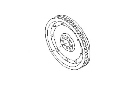 Nissan 12310-40U20 FLYWHEEL Assembly