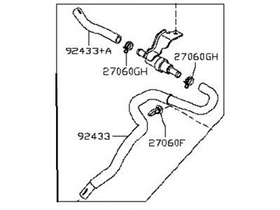 2015 Nissan Quest Thermostat - 21200-1JA0A