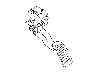 Nissan 18002-4DA0B Lever Complete-Accelerator W/Drum