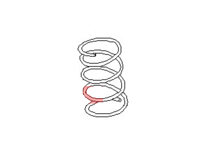 1991 Nissan 240SX Coil Springs - 54010-59F01