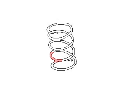 Nissan 54010-75L00 Spring-Front