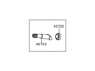 Nissan Versa TPMS Sensor - 40700-3AN1D