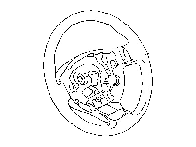 Nissan 48430-3LM1A Steering Wheel Assembly W/O Pad