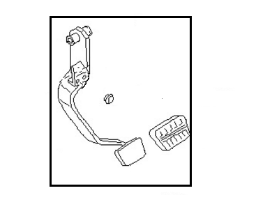 1989 Nissan Maxima Brake Pedal - 46520-61E10