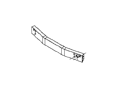 Nissan 62032-3NA0A Reinforce - Front Bumper Center, Inner