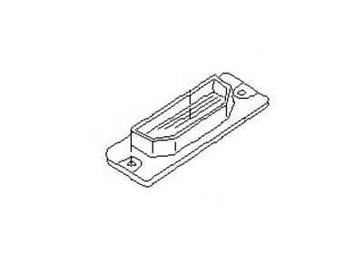 Nissan 26511-41L00 Lens-License Lamp