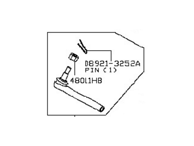 Nissan D8520-JF00B Socket Kit-Tie Rod,Outer