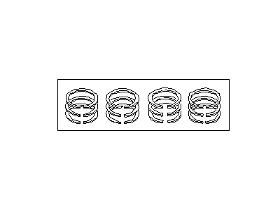 Nissan 12038-P8370 Ring Set O/S