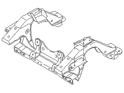 Nissan 54400-0W000 Member Complete-Front Suspension