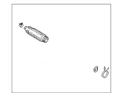 Nissan 48204-65F25 Boot Kit-Power Steering Gear