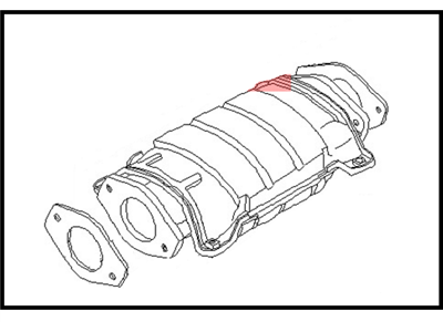 Nissan 300ZX Catalytic Converter - 20802-20R27