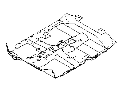 Nissan 74902-3WC4A Carpet Assy-Floor