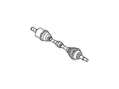 2014 Nissan Quest Axle Shaft - 39101-1JA0C