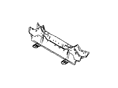 Nissan 75650-1ET0A Member Assy-Rear Cross,Center