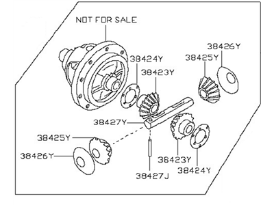 2012 Nissan Versa Differential - 38411-00QAR