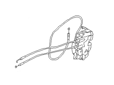 Nissan 82501-CA010 Rear Left Driver Door Lock Actuator