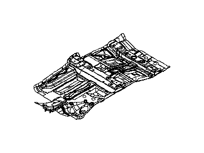 Nissan 370Z Floor Pan - G4321-1ETMA