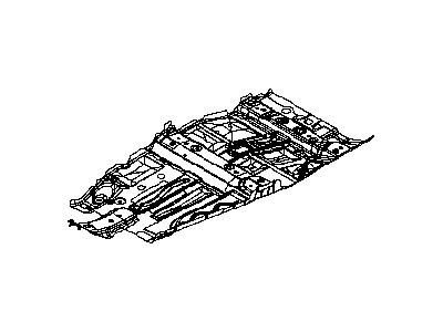 Nissan Leaf Floor Pan - 74320-5SA0A