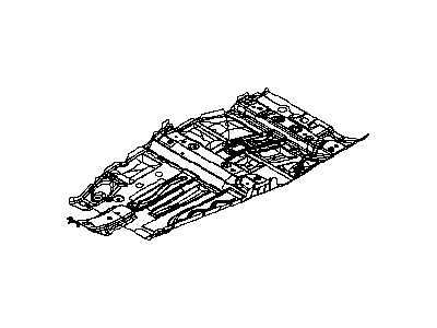 Nissan 74320-5SA0A Floor-Front,RH