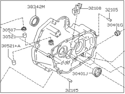 Nissan Sentra Bellhousing - 30400-8H501