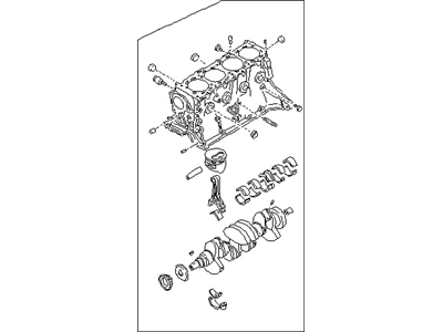 Nissan 10103-33M20 Engine Assembly Short