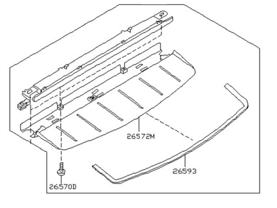 Nissan 26590-CE402 Lamp Assembly-Stop,High Mounting