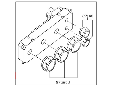 Nissan 27500-ZC10B Control Assembly