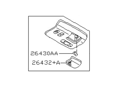 Nissan 26430-2Y010 Lamp Assembly-Map