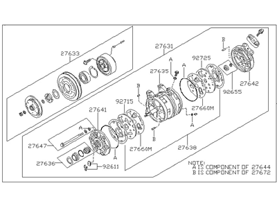 Nissan 92600-48P00 Compressor