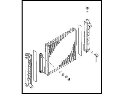 1991 Nissan 300ZX Radiator - 21410-40P00