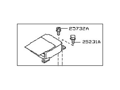 Nissan 98820-CD225 Sensor & Diagnosis-Air Bag