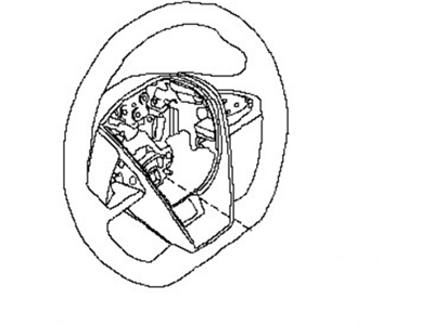 Nissan Steering Wheel - 48430-4RD1A