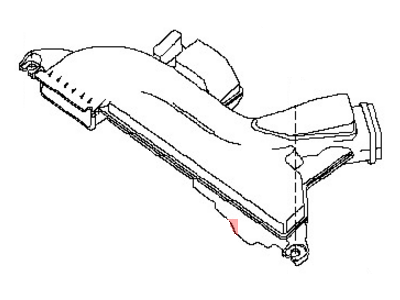 Nissan 16554-9HP0A Duct-Air