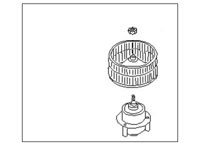 1990 Nissan Van Blower Motor - 27220-G5701