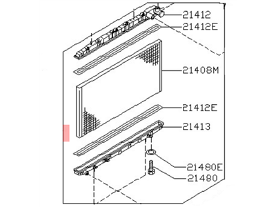 Nissan 21460-Q5600 Radiator Assy