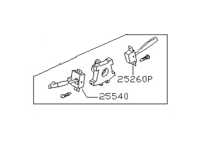 1992 Nissan Maxima Turn Signal Switch - 25560-85E00