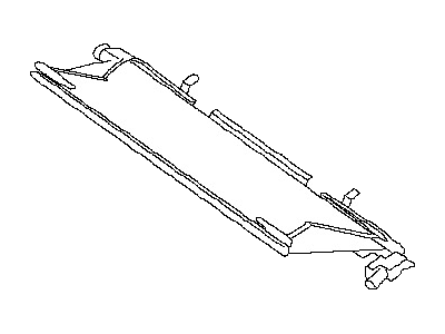 Nissan 97580-7Y000 Shade Assy-Rear Window