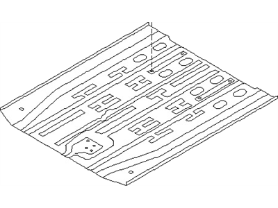 Nissan 74300-1B030 Floor-Front