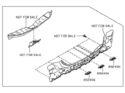 Nissan 79110-JM00A Panel-Rear,Upper