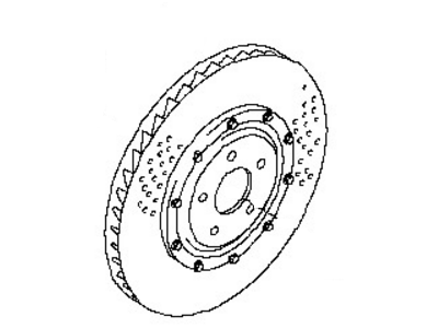 Nissan 40206-KJ10A Rotor-Disc Brake,Front