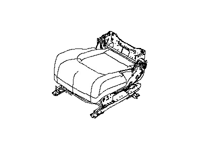 Nissan 873A2-1VX5B Cushion Complete-Front Seat RH
