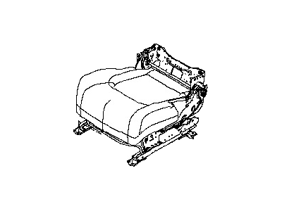 Nissan 873A2-1AV1A Cushion & Adjuster Assy-Front,RH