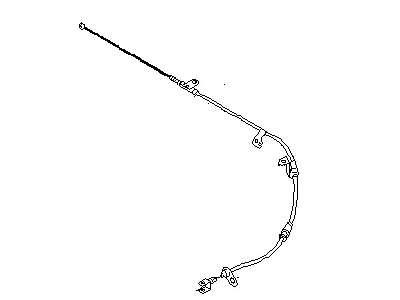 Nissan 36531-CA000 Cable Assy-Brake,Rear LH